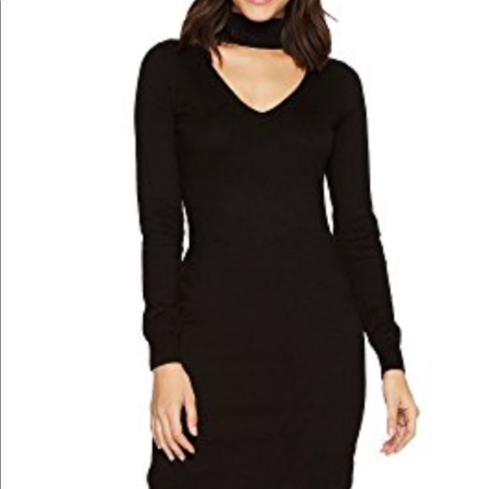 Michael Kors Black long-sleeve dress